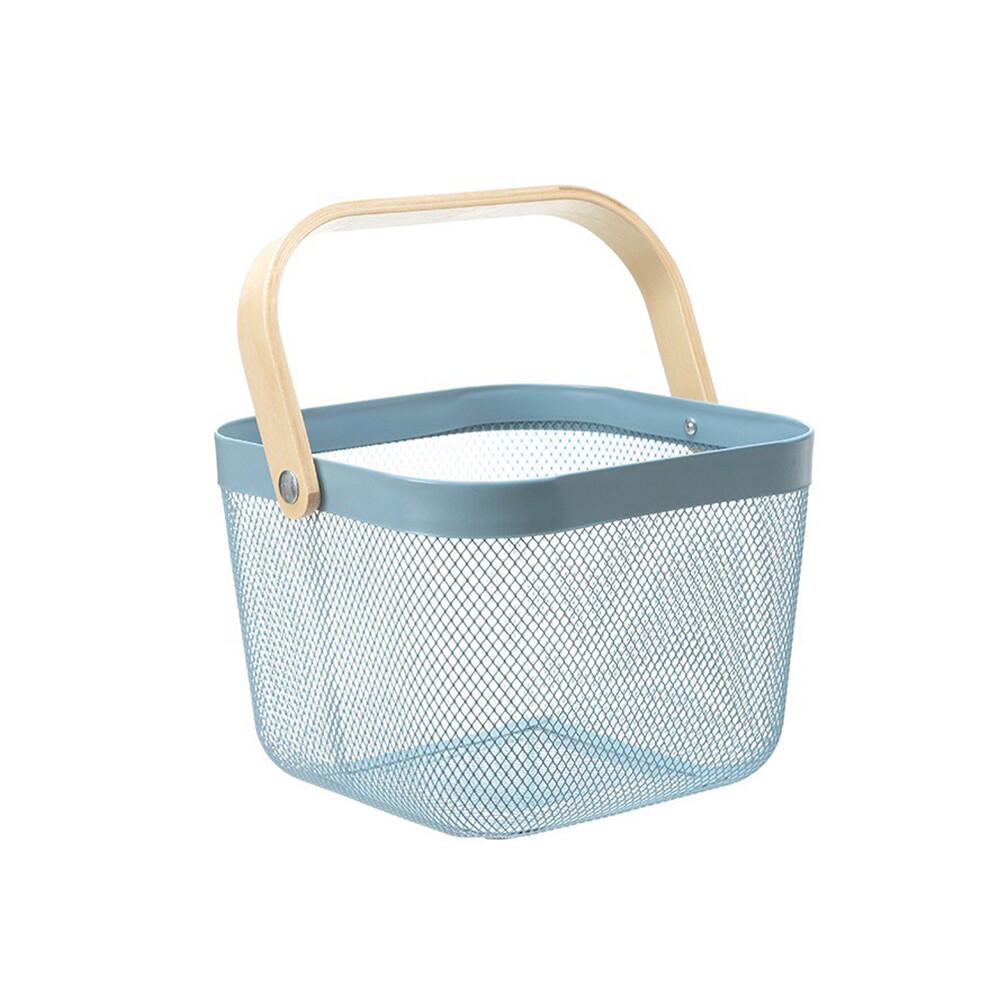 Fruit Colander Metal Material Comfortable Portable Handle Wear Resistant Practical Vegetable Drain Basket for Kitchen-image-OPC-PJQ8ZJR-NEW