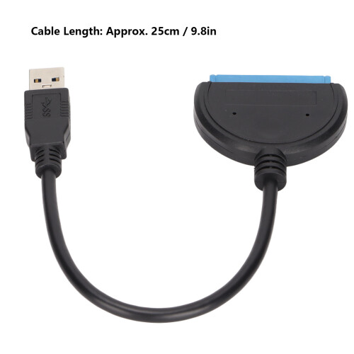 Lector SATA a USB 3.0 para HDD de 2,5'', 25 cm, ABS, 2 TB 2