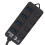 4-Port USB Hub with Independent Power Switch, Black, 3.5 Interfaces 1