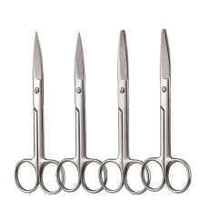 Scissors Steel Small Nail Tools for Eyebrow and Nose Hair Cutting, 14 Curved Pointed Professional Beauty Manicure Set