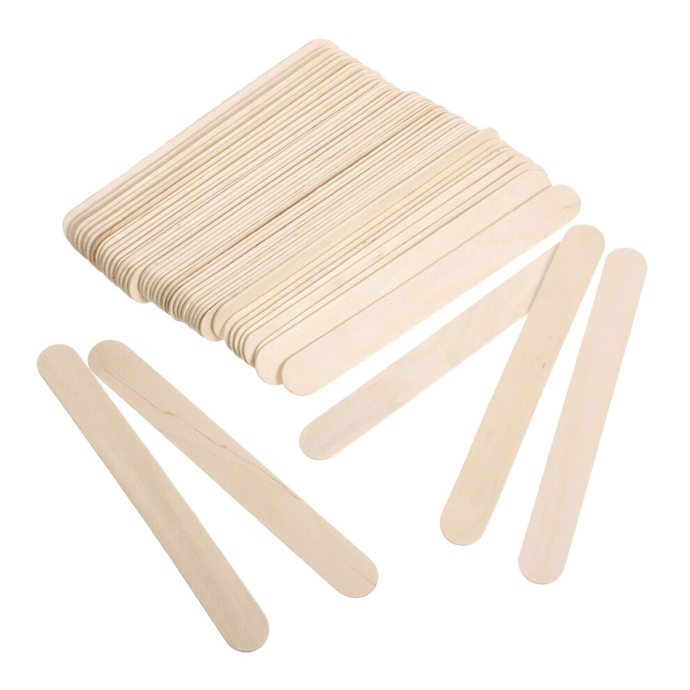 Hair Removal Waxing Rods 6 Pack Wooden Applicators for Sensitive Areas Body Hair Wax Sticks Safe and Effective