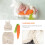 Three piece Infant Photography Props Rabbit Suit 7