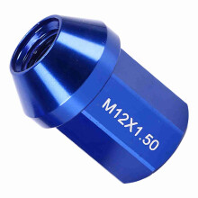 20 Stück M12x1,5 Radschrauben 35mm 6061 Aluminiumlegierung Geschlossener Endersatz für Chevrolet Camaro 1983–2002 Blau