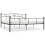 VidaXL (black) vidaXL Bed Frame Metal 3FT Single Elegant Classic Multi Colours Multi Sizes 1