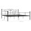 VidaXL (black) vidaXL Bed Frame Metal 3FT Single Elegant Classic Multi Colours Multi Sizes 6