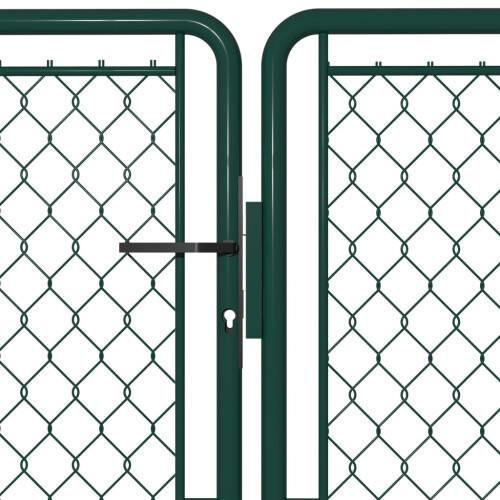 VidaXL vidaXL Gartentor aus Stahl 400 x 125 cm Grün 2
