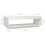 VidaXL (white) vidaXL Solid Pinewood Coffee Table White Living Room Couch Tea Accent Table 8