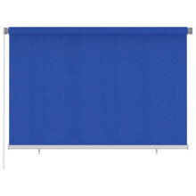 vidaXL Außenrollo 225 (B)x140 (H) cm Blau HDPE
