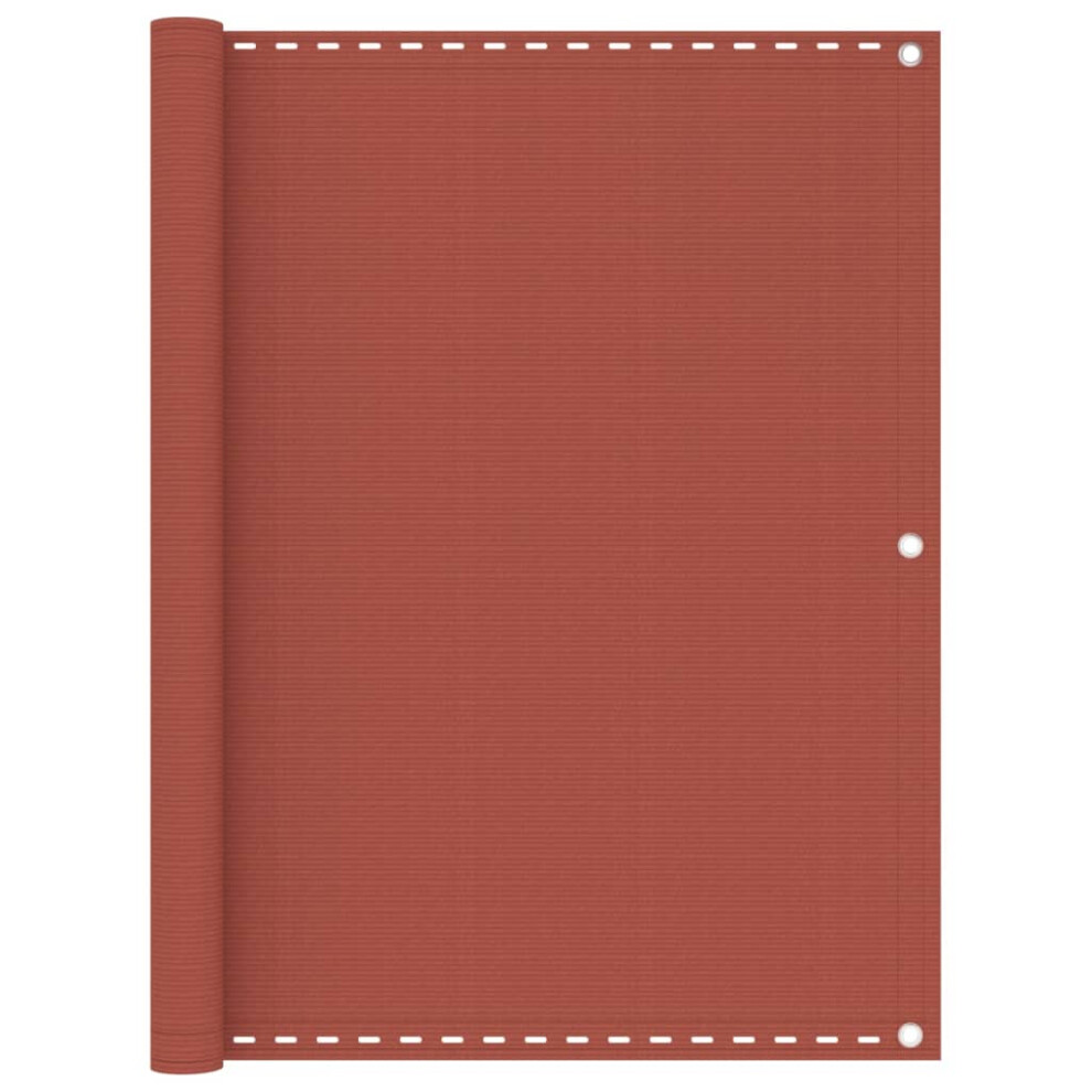 Vidaxl (Terracotta, 120 X 300 Cm) Balcony Screen Beige 75X400 Cm Hdpe Outdoor Privacy Protective Sunshade