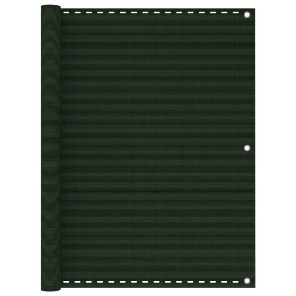 Photos - Other for Recreation VidaXL Balcony Screen Beige 75x400 cm HDPE Outdoor Privacy Protective Sunshade 310977 (dark green, 120 x 400 cm)