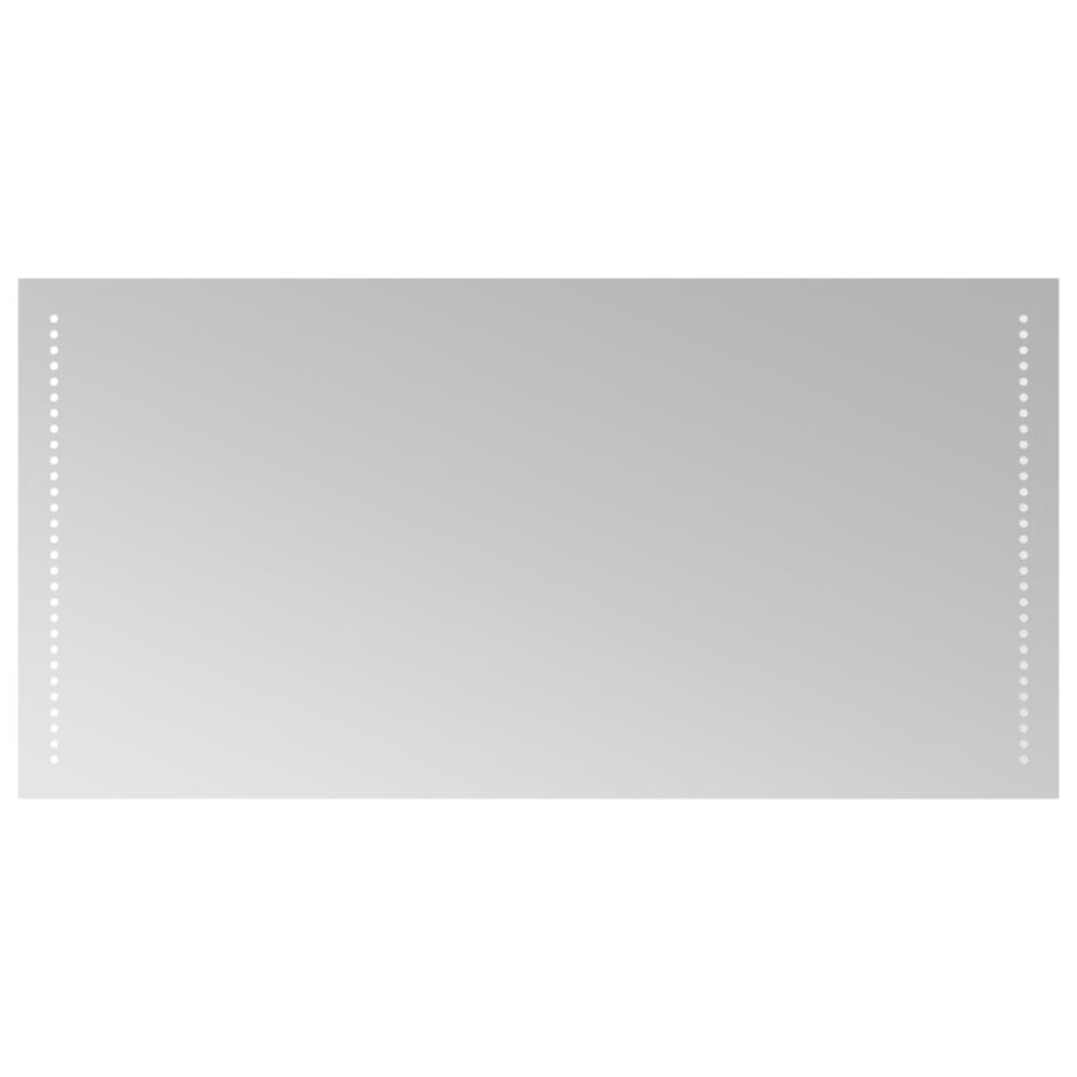 (50 x 100 cm) vidaXL LED Bathroom Mirror Washroom Wall-mounted Light up Mirror Multi Sizes