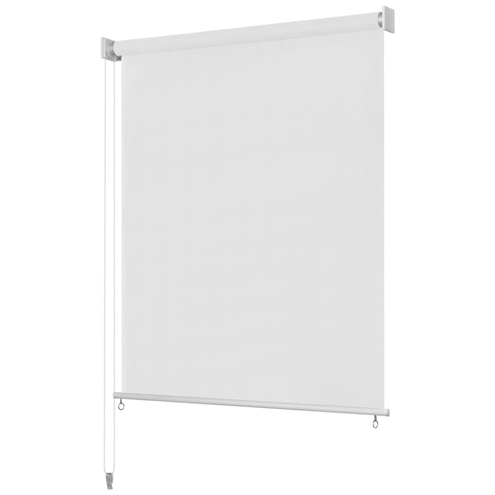 Vidaxl (, 160 X 230 Cm) Outdoor Roller Blind 120X140cm Window Shade Curtain Easy Fitting White/Beige