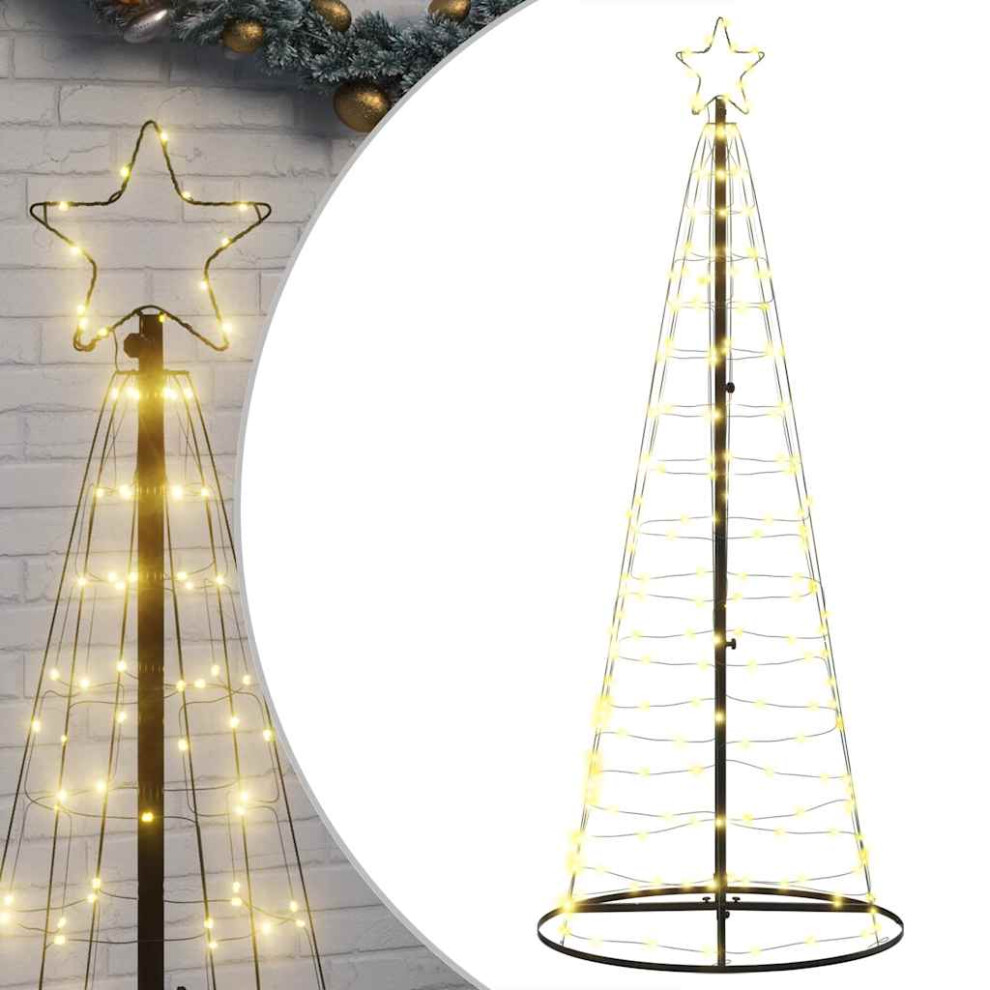 Vidaxl (Warm 182 Cm) Led Christmas Tree 200 Leds Warm 182 Cm Waterfall Xmas Tree Light White Size 8