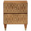 VidaXL (honey brown, 1 pcs) vidaXL Bedside Cabinet Nightstand Bed Cabinet Side Table Solid Wood Mango 2