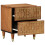 VidaXL (honey brown, 2 pcs) vidaXL Bedside Cabinet Nightstand Bed Cabinet Side Table Solid Wood Mango 3