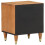 VidaXL (honey brown, 2 pcs) vidaXL Bedside Cabinet Nightstand Bed Cabinet Side Table Solid Wood Mango 5