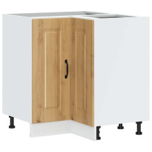 (artisan oak, 75.5 x 75.5 x 81.5 cm) vidaXL Kitchen Base Cabinet Kalmar Smoked Oak Engineered Wood