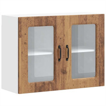 (old wood, 80 x 31 x 60 cm) vidaXL Kitchen Base Cabinet Kalmar Smoked Oak Engineered Wood