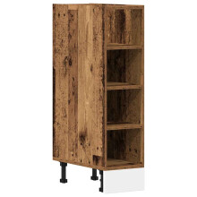 (old wood, corner bottom cabinet) vidaXL Bottom Cabinet Grey Engineered Wood Cupboard Sideboard Storage Cabinet