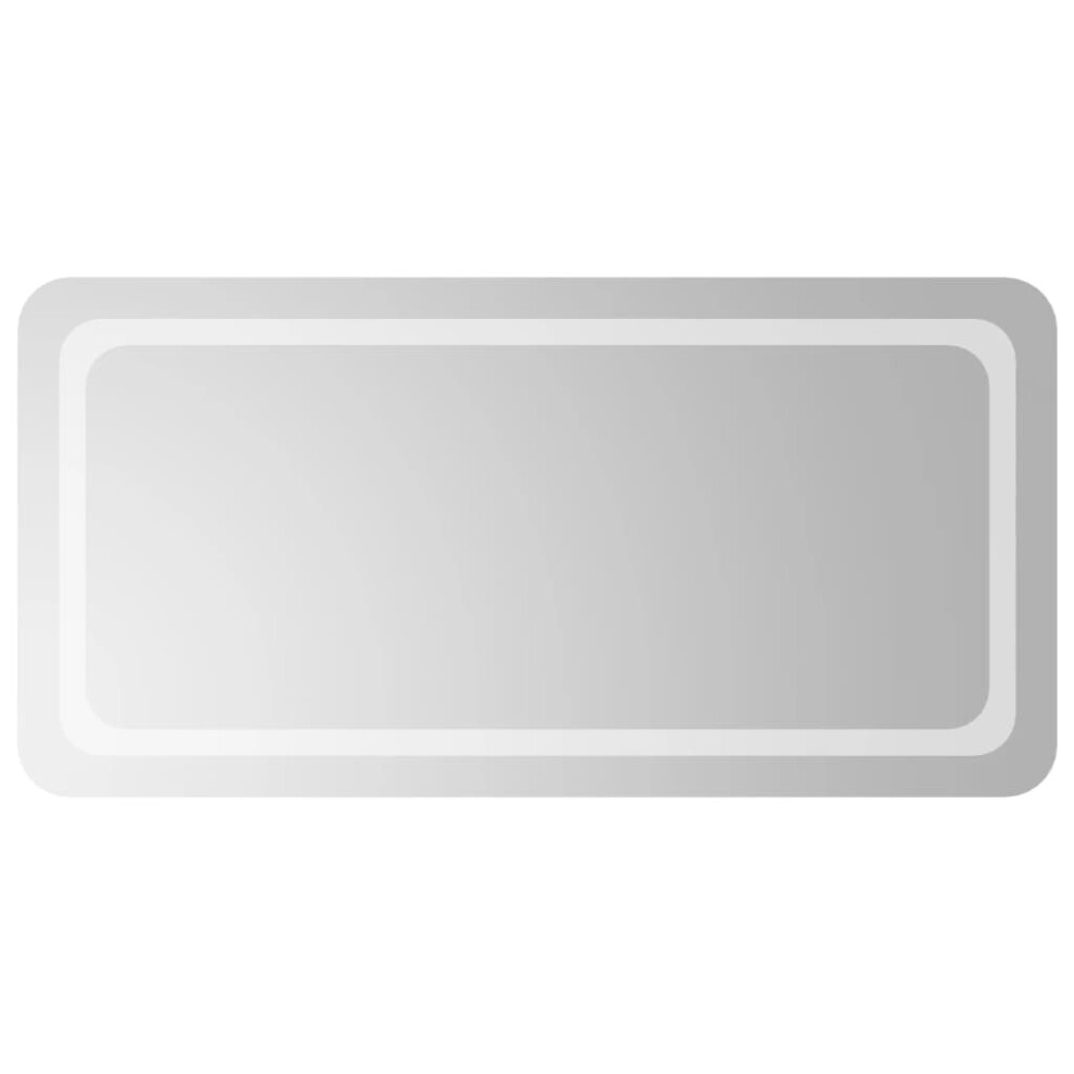 (50 x 100 cm) vidaXL LED Bathroom Mirror Washroom Wall-mounted Light up Mirror Multi Sizes