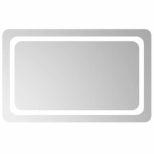 (80 x 50 cm) vidaXL LED Bathroom Mirror Washroom Wall-mounted Light up Mirror Multi Sizes