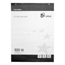 5 Star Value A1 Flipchart Pad Perforated (Pack of 5) - 636651