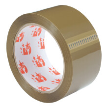 5 Star Office Packaging Tape Polypropylene 48mm x 66m Buff (Pack of 6)