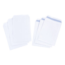 5 Star Value Envelope C4 Pocket Self Seal 90gsm White (Pack of 250)