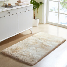 (60 x 110 cm (2ft x 3ft 7in), Cream) Thick Large Shaggy Rugs for Living Room Nonslip Area Rug Soft Fluffy Bedroom Carpets