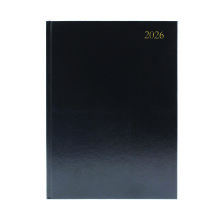 DESK DIARY 2 DPP A4 BLACK 2026
