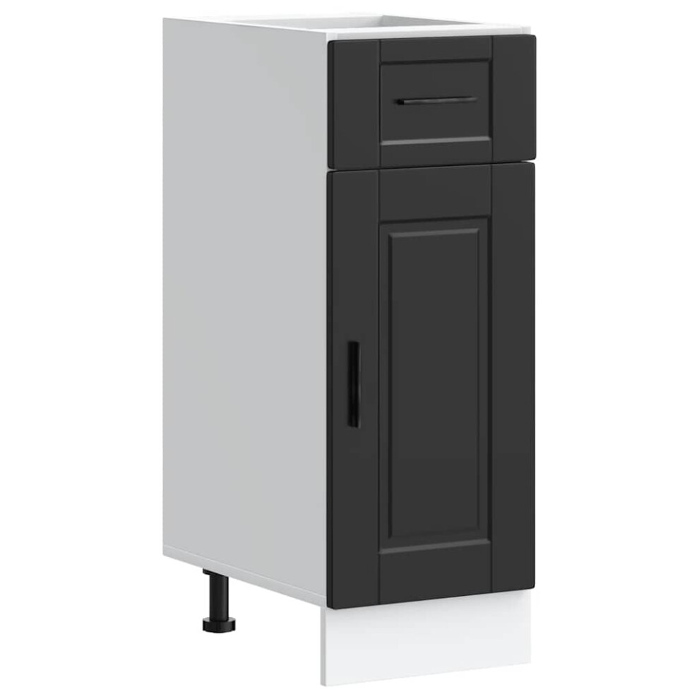(Black, 30 X 46 X 81.5 Cm) Vidaxl Kitchen Base Cabinetâ Porto Black Engineered Wood Sink Base Cabinet 8721158422842