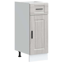 (grey sonoma, 30 x 46 x 81.5 cm) vidaXL Kitchen Base Cabinet Porto Black Engineered Wood sink base cabinet