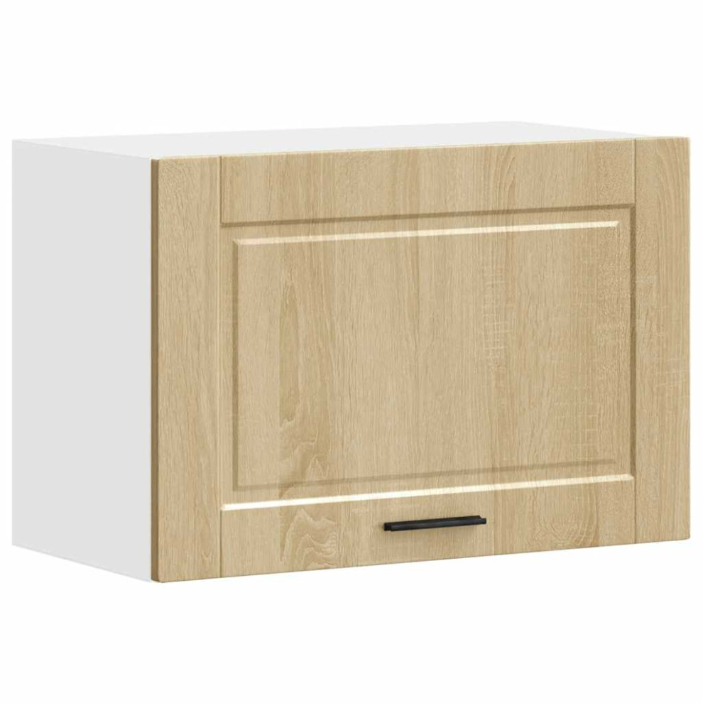 (Sonoma Oak, 60 X 31 X 40 Cm) Vidaxl Kitchen Base Cabinetâ Porto Black Engineered Wood Sink Base Cabinet 8721158424266