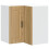 VidaXL vidaXL Küchen-Eckhängeschrank Porto Artisan-Eiche Holzwerkstoff 2