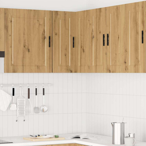 VidaXL vidaXL Küchen-Eckhängeschrank Porto Artisan-Eiche Holzwerkstoff 2