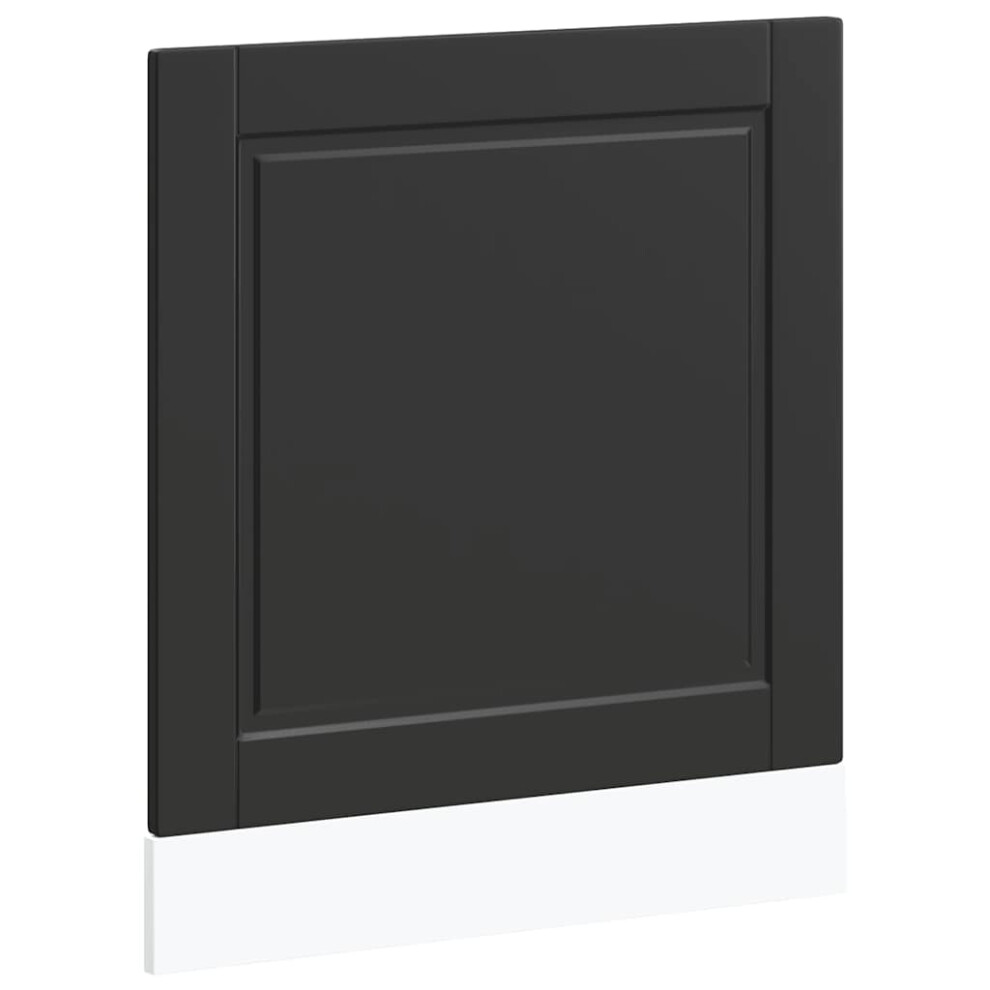 Vidaxl (Black, 60 X 1.5 X 67 Cm) Kitchen Base Cabinet Porto Black Engineered Wood Sink Base Cabinet