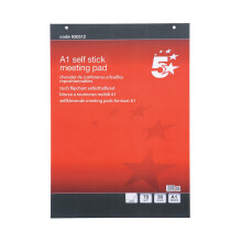5 Star Office A1 Flipchart Pad Self-adhesive (Pack of 2) -