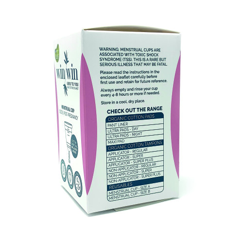 Win Win Menstrual Cup Size B (Pack of 3) - 1028 1