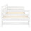VidaXL (white) vidaXL Solid Pinewood Pull-out Day Bed 2x(90x200) cm Wooden Sleepover Sofa Bed 8