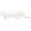 VidaXL (white) vidaXL Solid Pinewood Pull-out Day Bed 2x(90x200) cm Wooden Sleepover Sofa Bed 5