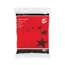 5 Star Office Rubber Bands No33 454g Bag - 296417