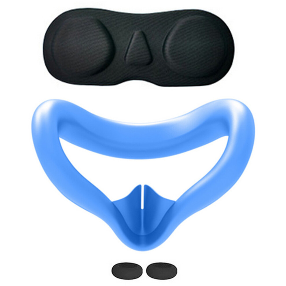 (Blue) For Meta Quest 3S Vr Headset Silicone Visor And Le Blue 6914271013024