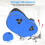 (Blue) Silicone Protective Case for Meta Quest 3S Shockpr 4