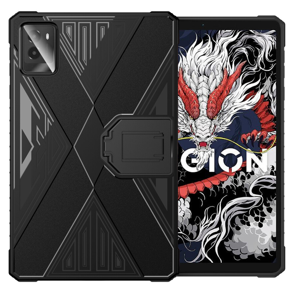 (Black) For Lenovo Legion Y700 (2024) Tpu Case Kickstand T Black 6914278380600