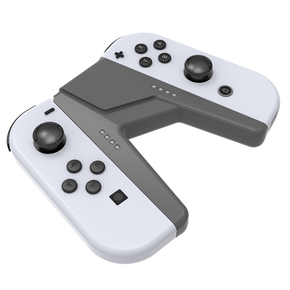(Black) Hs-Sw385 For Nintendo Switch Oled Joy-Con Game Con Black 6914279208613