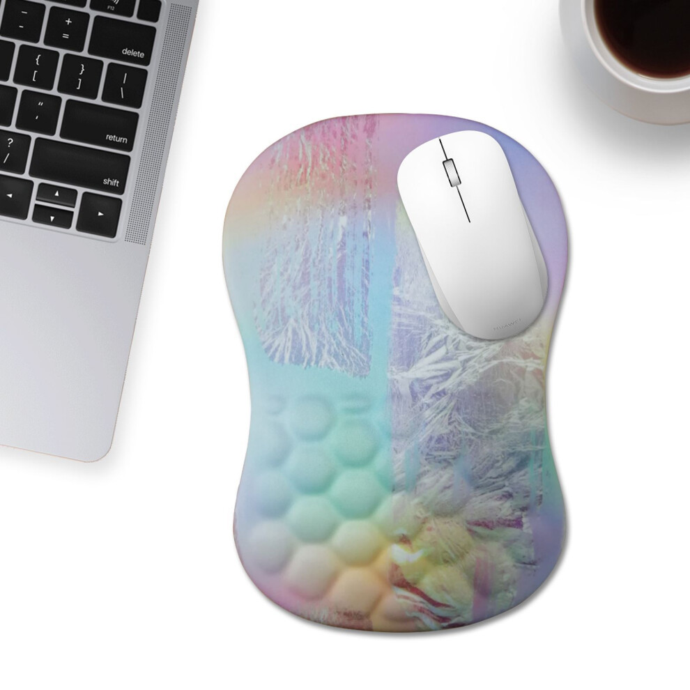 (Colorful) 30X20x2.5cm Office Gaming Mouse Pad With Wrist Res 6914279042347