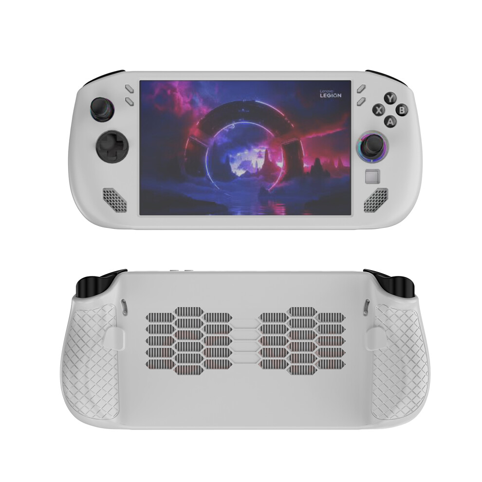 (White) For Lenovo Legion Go S Handheld Game Console Silic White 6914279861108
