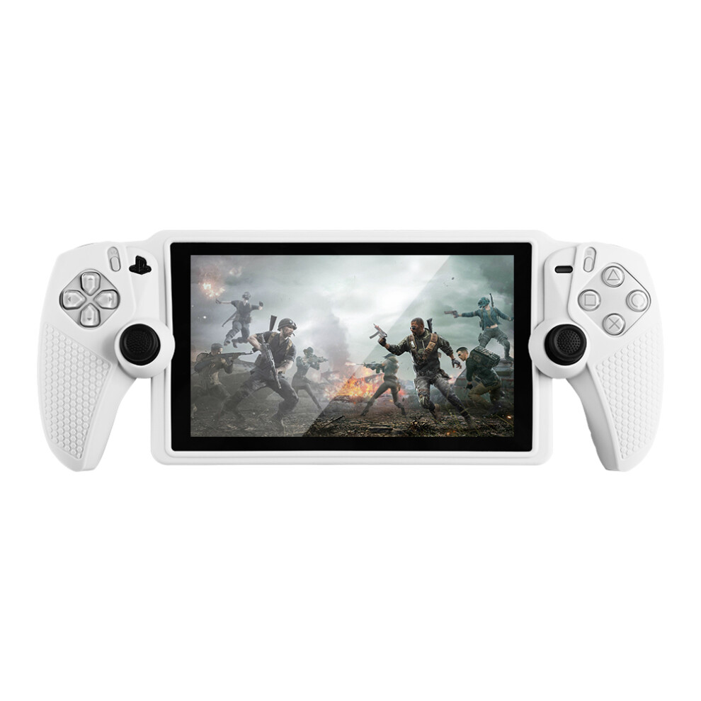 (White) For Sony Playstation Portal Silicone Protective Ca White 6914279517449