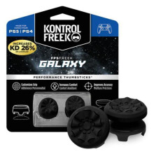 (Black) KONTROLFREEK 1 Pair for Sony PlayStation 5 / 4 Gam