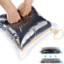 Roll-up Storage Bags, 10 Pack Travel Compression Bags, No Pump or Vacuum Needed, Reusable Space Saver Bags,Perfect for traveling -GSL